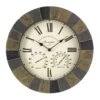 Outside In Stonegate Wall Clock & Thermometer 14" - Slate - Alton Garden Centre -Konstsmidy Shop products prodzoomimg10756