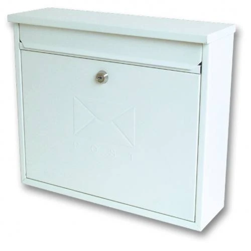 Sterling Elegance Metal Post Box- White - Alton Garden Centre 3 Sterling Elegance Metal Post Box- White - Alton Garden Centre