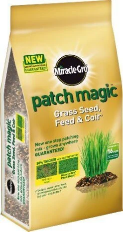 Miracle Gro: Patch Magic Grass Seed - Feed & Coir 1.5g - Alton Garden Centre