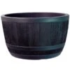 Stewart Blenheim Oak Effect Half Barrel Planter - 40cm - Alton Garden Centre -Konstsmidy Shop products prodzoomimg1534
