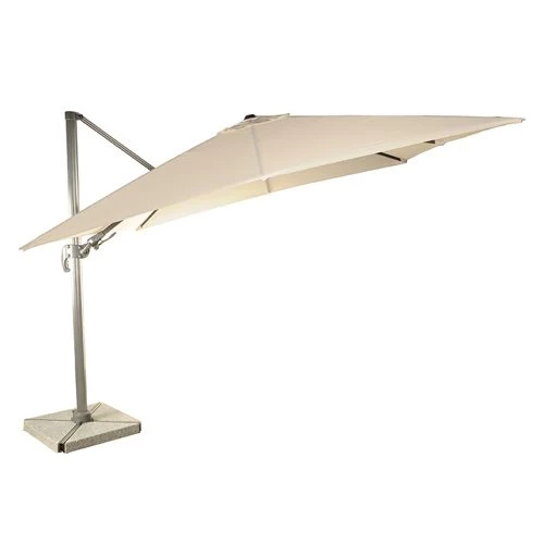Bramblecrest - Lichfield 2.7m X 2.7m Square Side Post Parasol With Granite Base & Protective Cover - Sand - Alton Garden Centre 4 Bramblecrest - Lichfield 2.7m X 2.7m Square Side Post Parasol With Granite Base & Protective Cover - Sand - Alton Garden Centre - Image 2