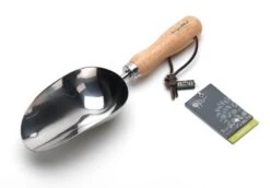 Burgon And Ball RHS Stainless Steel Compost Scoop - Alton Garden Centre