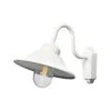 Konstsmide Vega 556-250 Down Wall Light - Matt White - Alton Garden Centre