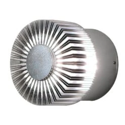 Konstsmide Monza 7900-310 High Power LED Wall Light - Aluminium - Alton Garden Centre