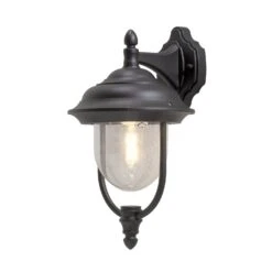 Konstsmide Parma 7222-750 Wall Light - Matt Black - Alton Garden Centre