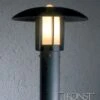 Konstsmide Heimdal 402-752 Post Light - Matt Black - Alton Garden Centre