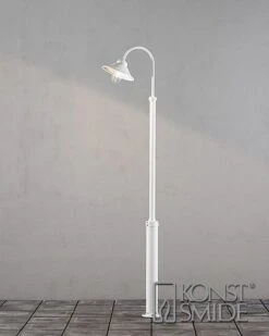 Konstsmide Vega 560-250 Floor Lamp Single Head - Matt White - Alton Garden Centre