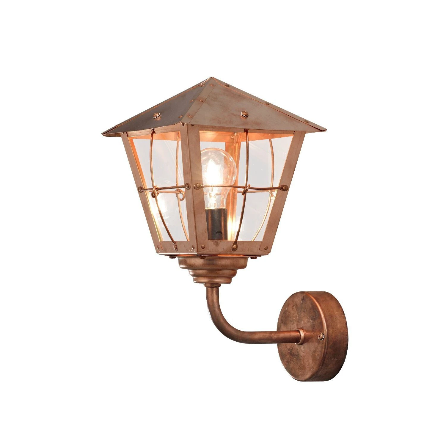 Konstsmide Fenix 438-900 Up Wall Light - Copper - Alton Garden Centre 3 Konstsmide Fenix 438-900 Up Wall Light - Copper - Alton Garden Centre