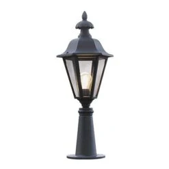 Konstsmide Pallas 478-750 Floor Lamp Head - Matt Black - Alton Garden Centre