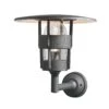 Konstsmide Freja 522-750 Wall Light - Matt Black - Alton Garden Centre