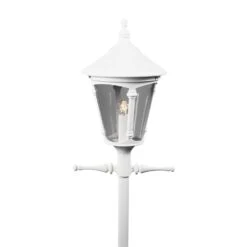 Konstsmide Virgo 570-250 Floor Lamp Head - Matt White - Alton Garden Centre