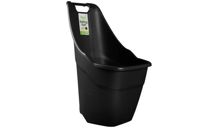 Ward Garden Rolling Kart - Black - Alton Garden Centre 4 Ward Garden Rolling Kart - Black - Alton Garden Centre - Image 2