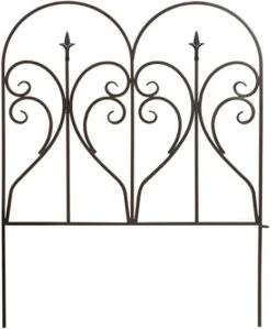 Panacea Scroll & Finial Border Edge - Black - Alton Garden Centre