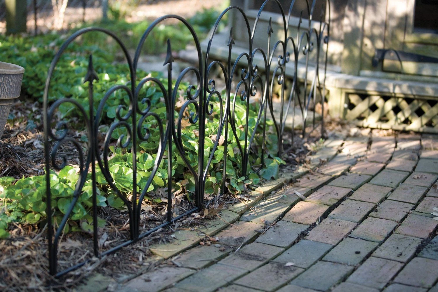 Panacea Scroll & Finial Border Edge - Black - Alton Garden Centre 4 Panacea Scroll & Finial Border Edge - Black - Alton Garden Centre - Image 2