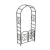 Panacea Scroll Arch *With Gate* - Black - Alton Garden Centre 2 Panacea Scroll Arch *With Gate* - Black - Alton Garden Centre -Konstsmidy Shop products scroll arch with gate 1