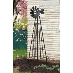 Panacea Windmill Obelisk - Black - Alton Garden Centre -Konstsmidy Shop products windmill obelisk1