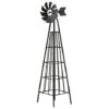 Panacea Windmill Obelisk - Black - Alton Garden Centre