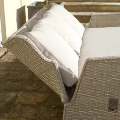 Bramblecrest Chedworth 3 Seat Reclining Sofa Set | Alton Garden Centre 12 Bramblecrest Chedworth 3 Seat Reclining Sofa Set | Alton Garden Centre -Konstsmidy Shop scalloped backs hold seat back cushions of chedworth sandstone reclining lounge sofa