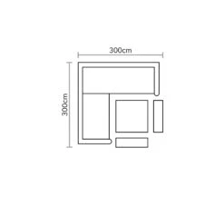 Bramblecrest - Portofino Square Firepit Dining Set With 2 X Benches - Alton Garden Centre 13 Bramblecrest - Portofino Square Firepit Dining Set With 2 X Benches - Alton Garden Centre -Konstsmidy Shop sqaure footprint new new new